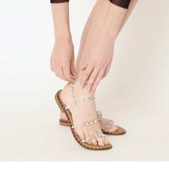 Steve Madden stud clear sandals - Picture 4 of 4